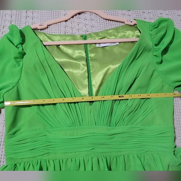 Mac Duggal Ruffle Tiered Dress Sz 12 NWT - Picture 11 of 12